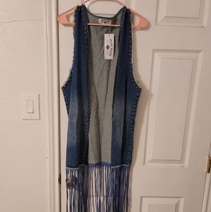 Crazy train denim duster